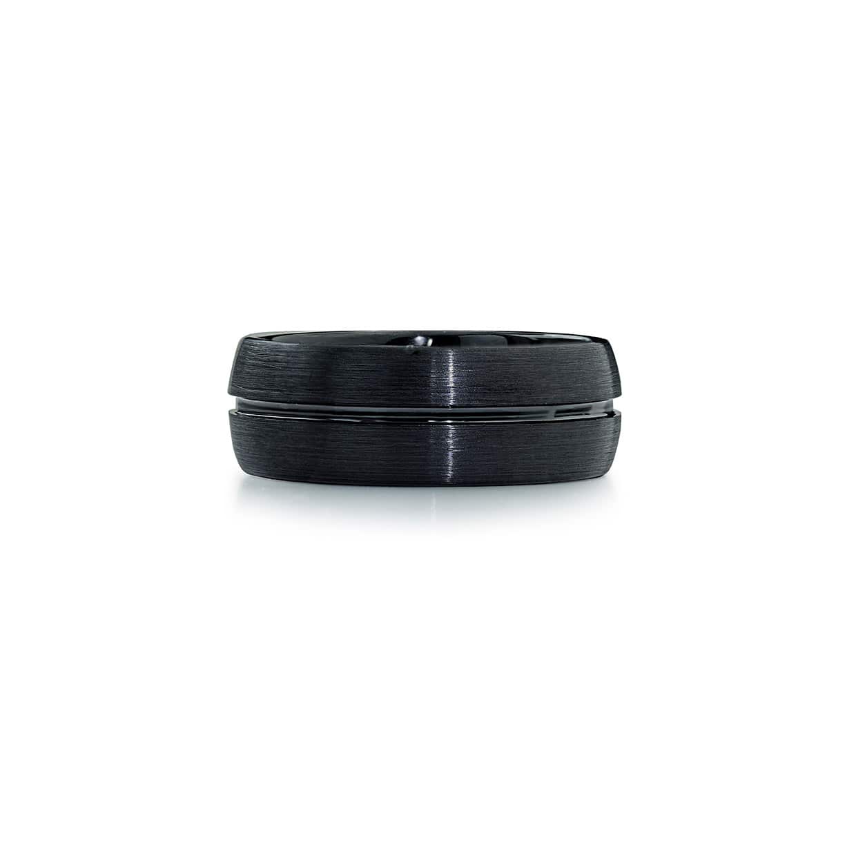 Sort Tungsten Ring Bred - Abelstedt Fingerringe