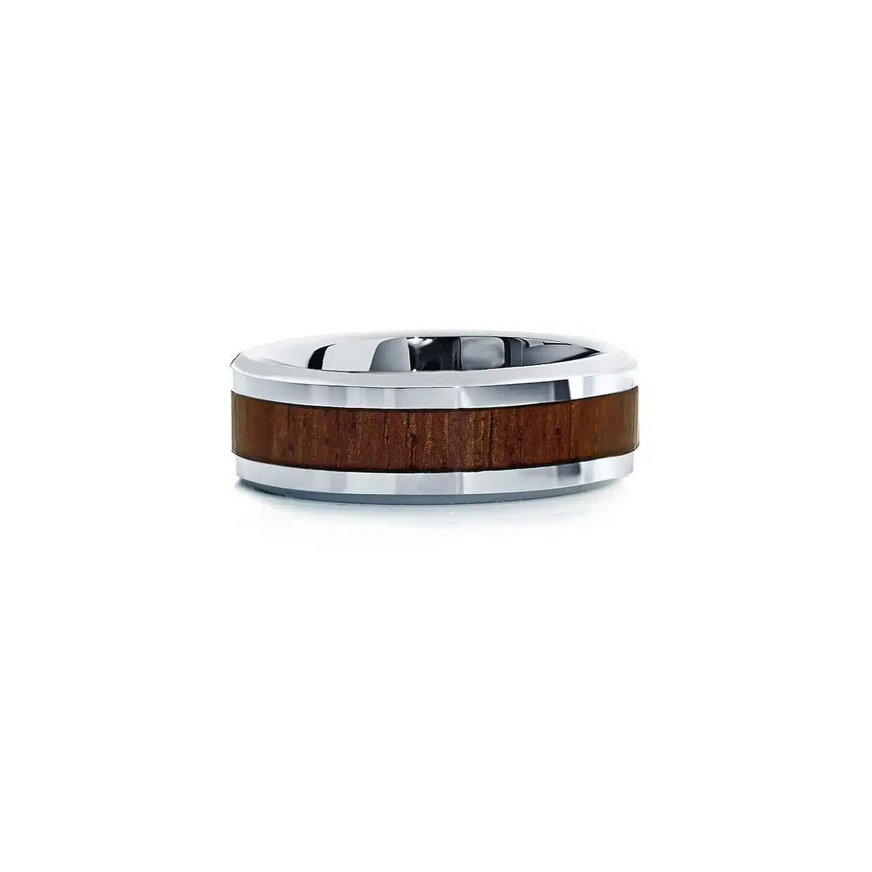 Tungsten Ring Wood Grå - Abelstedt Fingerringe