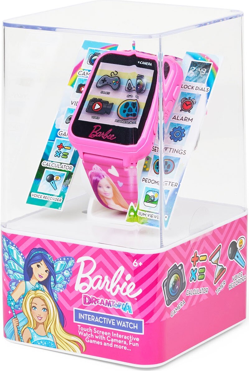 Pink Barbie Accutime Smartwatch Til Børn Dreamtopia - Accutime Armbånd  - 5740006807092