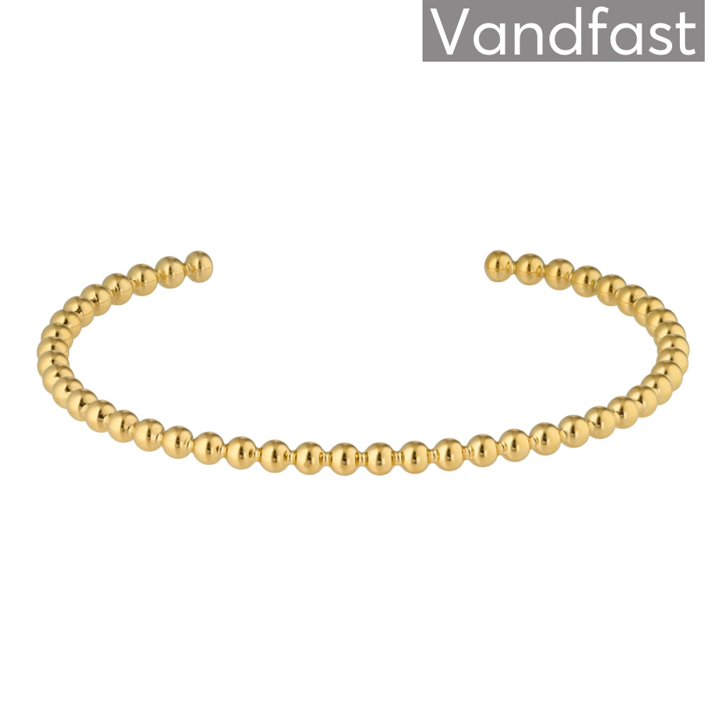 Annebrauner Bangle Ball Armbånd 18k Guldbelagt - Cab Armbånd  - 5714727013063