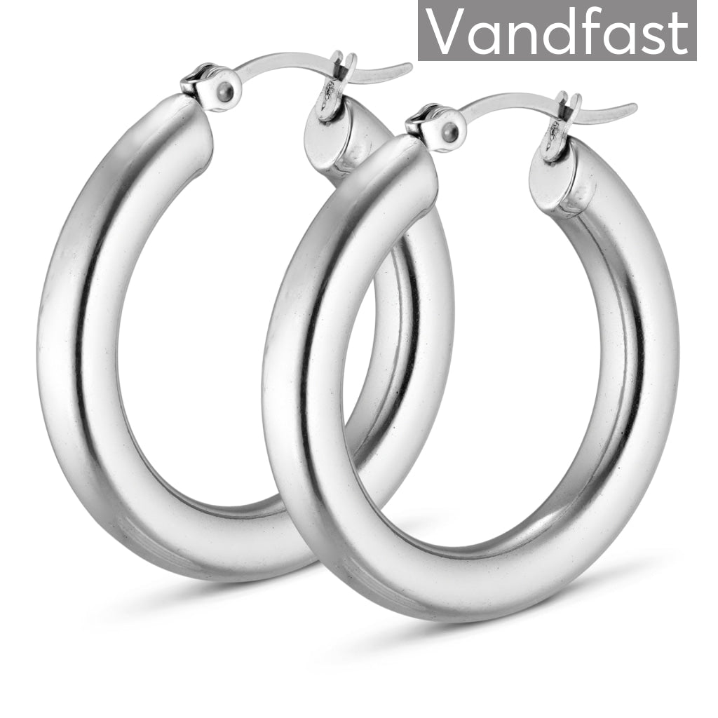 Annebrauner Classic Hoop - Cab Øreringe  - 2001988134280