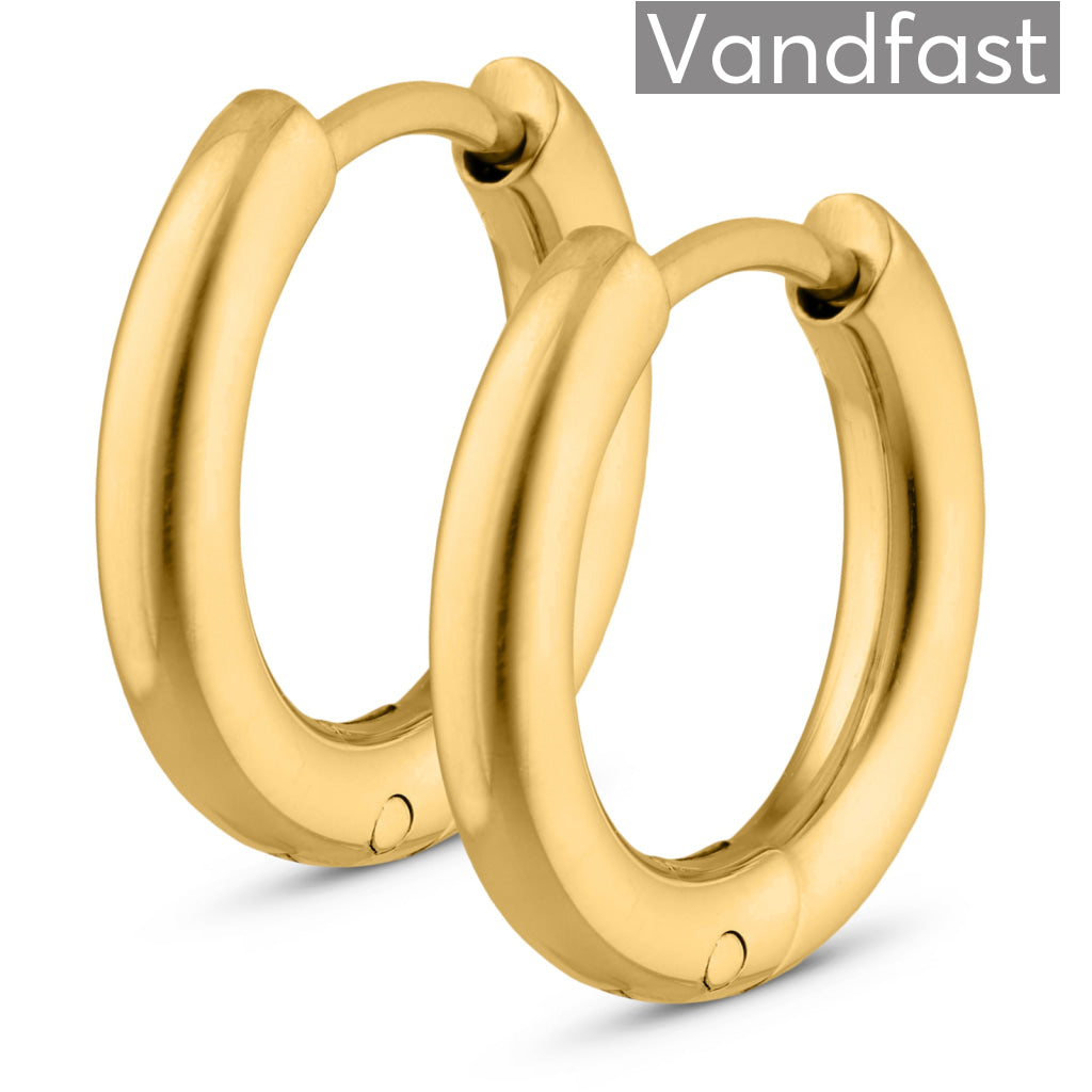 Annebrauner Creole Every Day 10mm 18k Guldbelagt - Cab Øreringe  - 5714727013469