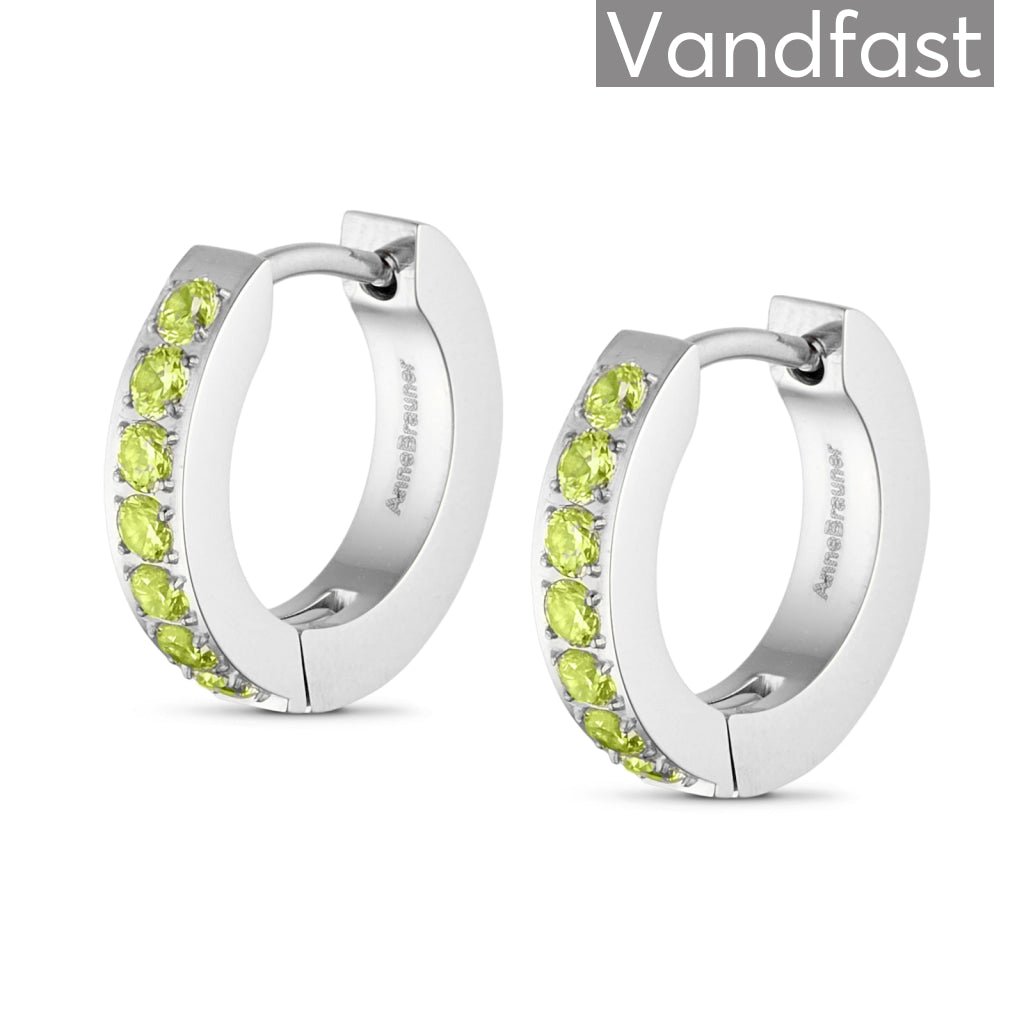 Grøn Annebrauner Creole Line Apple Green - Bi Øreringe  - 2003235628191