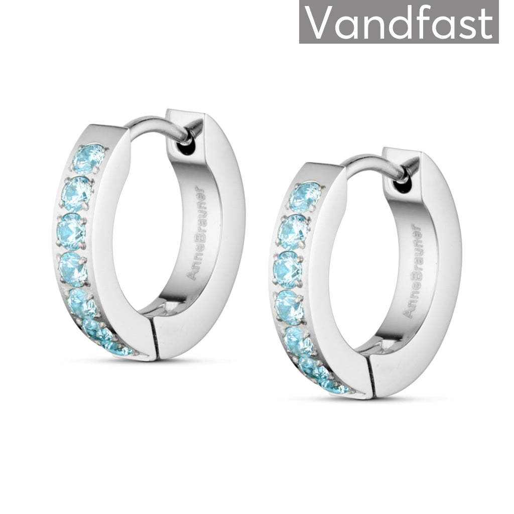 Annebrauner Creole Line Aquamarine - Bi Øreringe  - 2003316554913