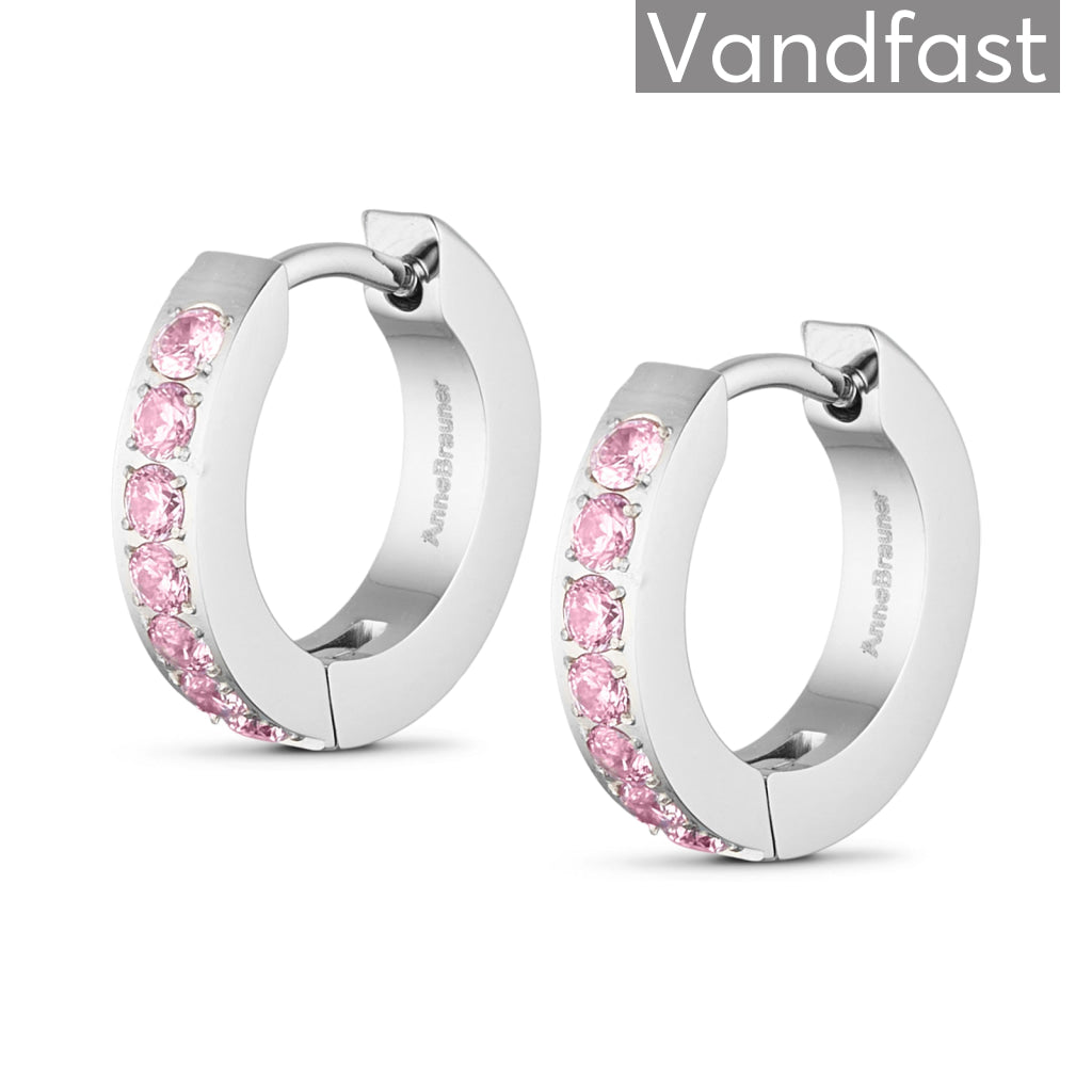 Pink Annebrauner Creole Line - Bi Øreringe  - 2005824484515
