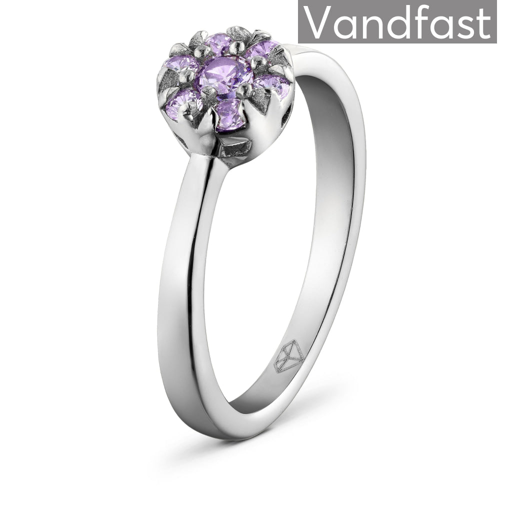 Annebrauner Flower Violet Ring - Annebrauner Fingerringe  - 2005407239563
