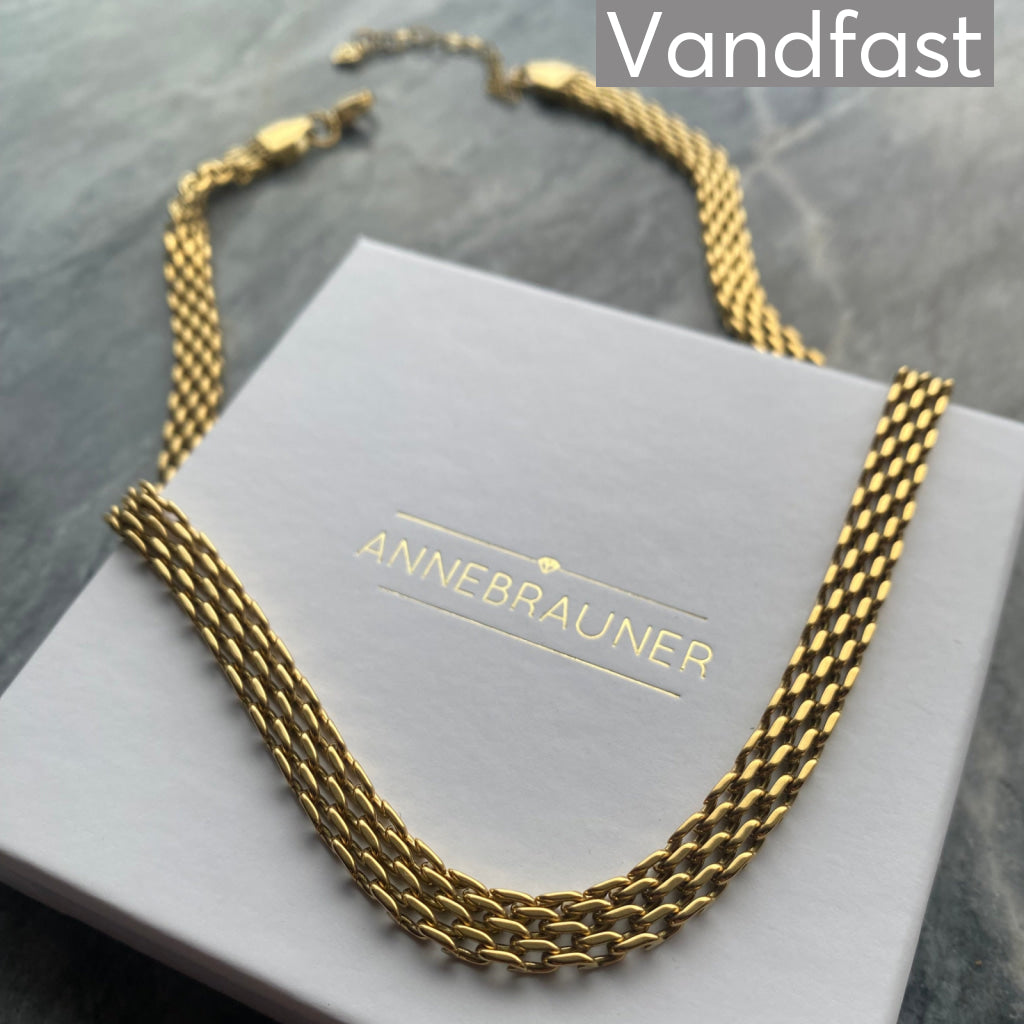 Annebrauner Hera Halskæde 18k Guldbelagt - Bella Halskæder  - 2001131021474