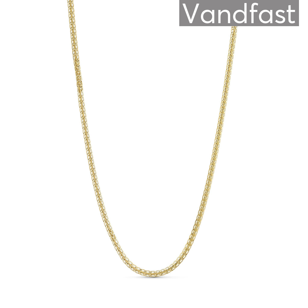 Annebrauner Knit Halskæde 18k Guldbelagt - Bella Halskæder  - 2009500383390