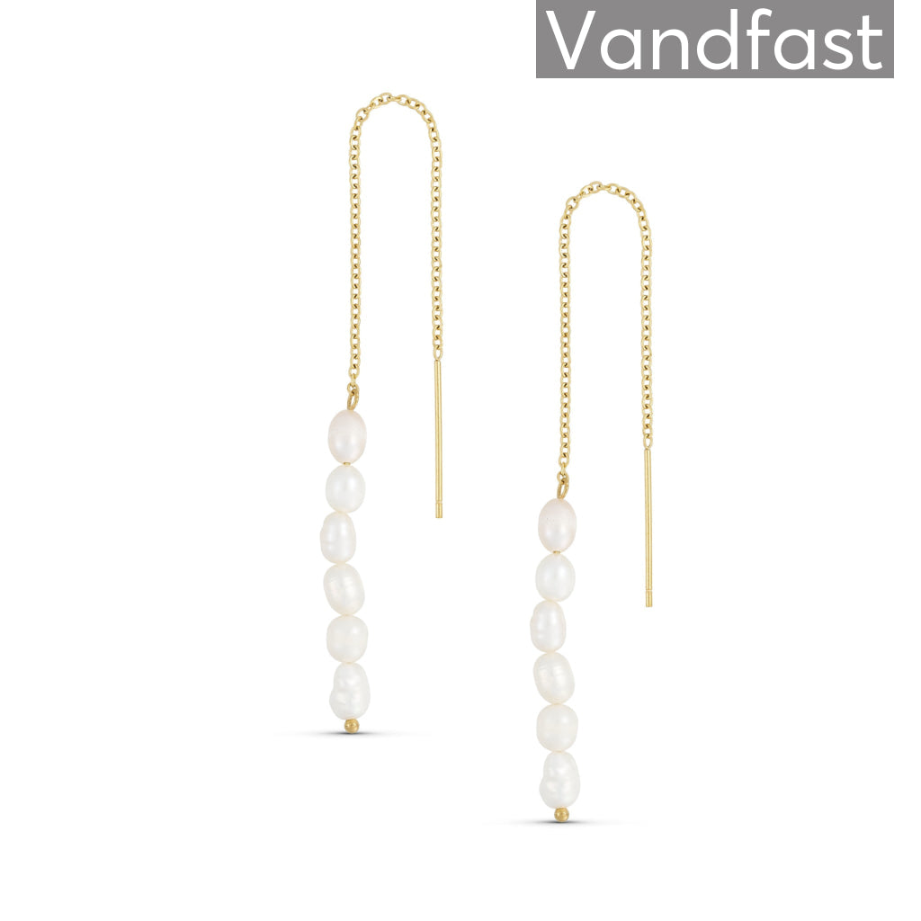 Annebrauner Ocean Pearl 18k Guldbelagt - Bella Øreringe  - 2001432456357