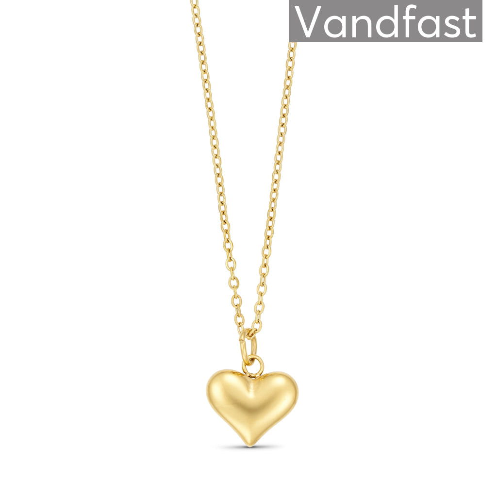 Annebrauner Palermo Heart Halskæde 18k Guldbelagt - Bella Halskæder  - 2007404101799