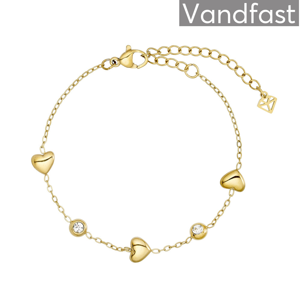 Annebrauner Palermo Mix Armbånd 18k Guldbelagt - Bella Armbånd - 2009877507238