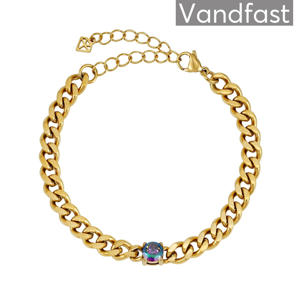 Annebrauner Panzer Galaxy Armbånd 18k Guldbelagt - Cab Armbånd  - 2005747500194