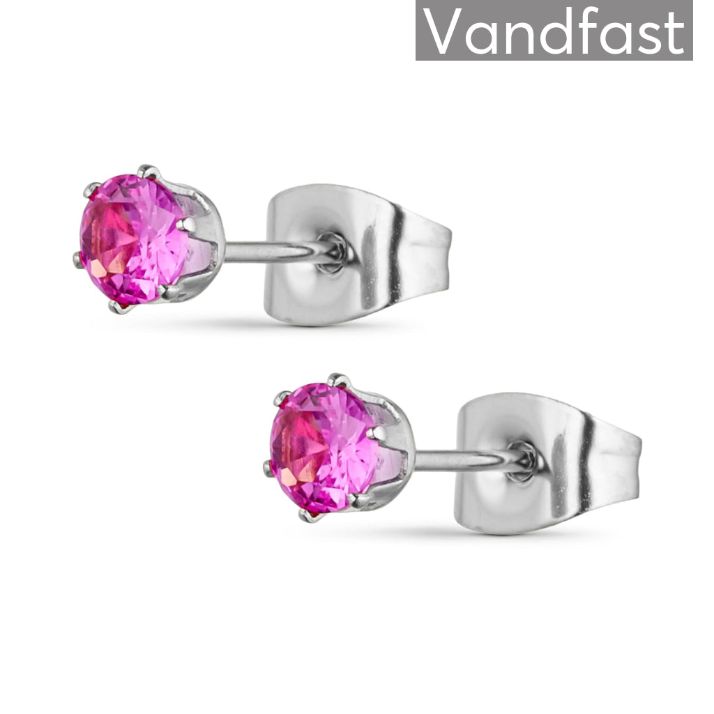 Annebrauner Princess 4mm Rose - Cab Øreringe - 2002261266599
