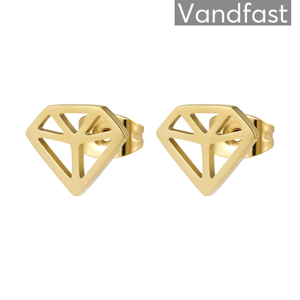 Annebrauner Signature Studs 18k Guldbelagt - Cab Øreringe - 2002595356836