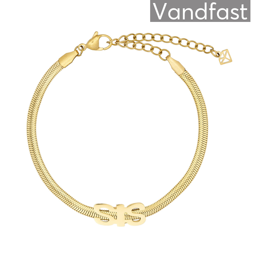 Annebrauner Sis Snake Armbånd 18k Guldbelagt - Bella Armbånd  - 2005288876192