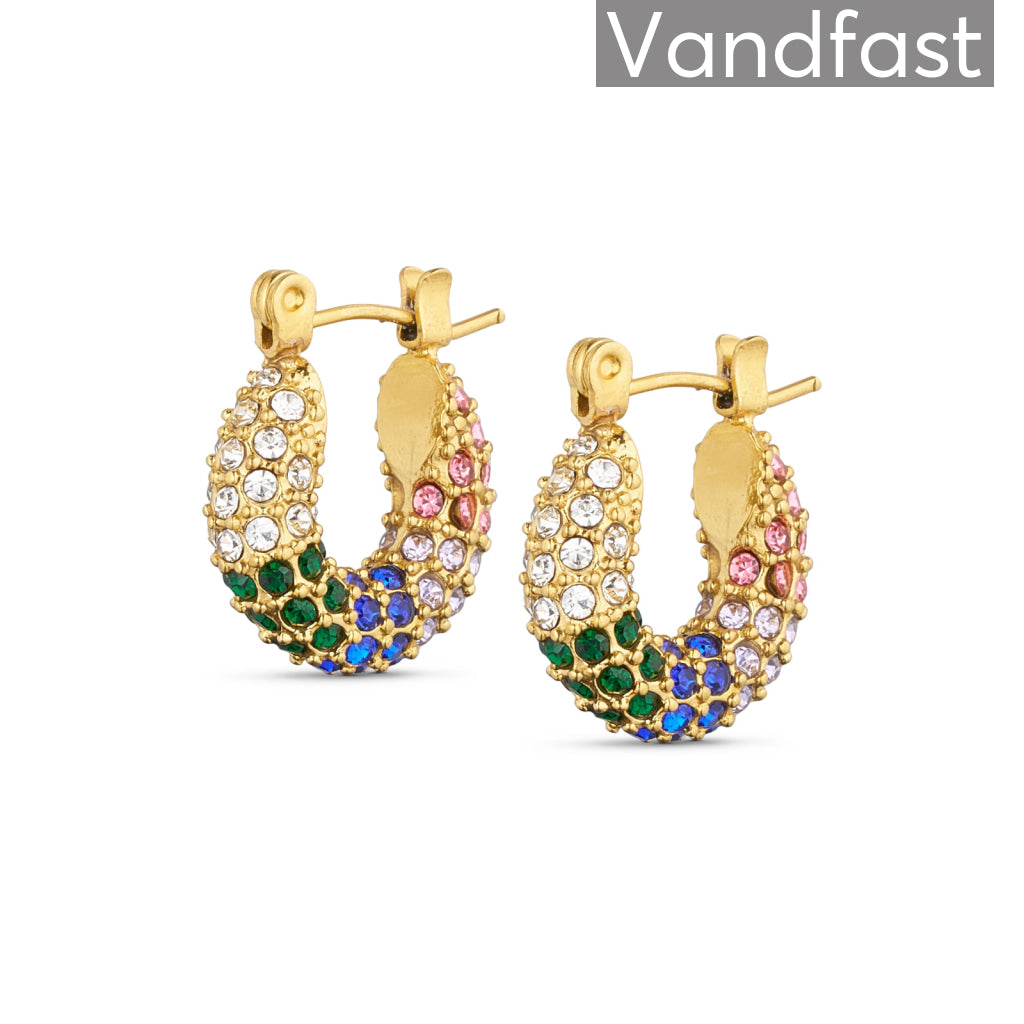 Annebrauner Sparkling Party Multicolor 18k Guldbelagt - Bella Øreringe  - 2002563285151