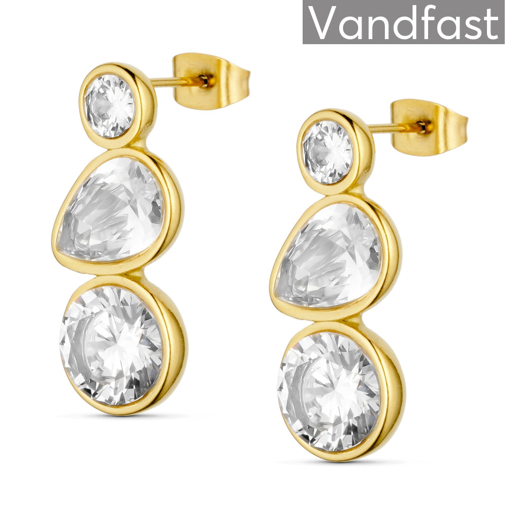 Annebrauner Teardrop 18k Guldbelagt - Bella Øreringe  - 2004517640351