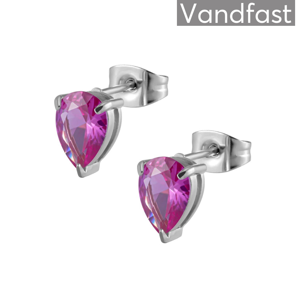 Annebrauner Waterdrop Rose - Cab Øreringe  - 2007964680352