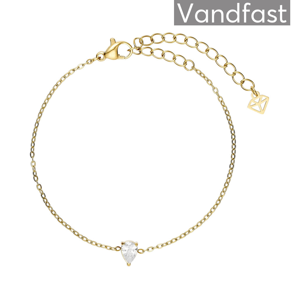 Annebrauner Zirconia Armbånd 18k Guldbelagt - Bella Armbånd  - 2000435346597