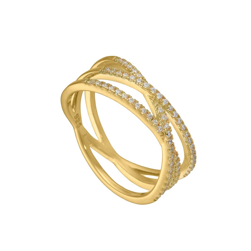 Aqua Dulce Forgyldt Daimi Ring - Aqua Dulce Fingerringe