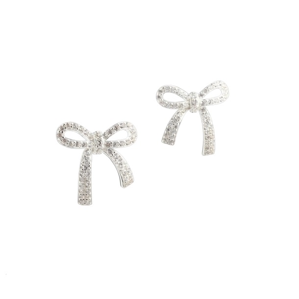 Aqua Dulce Elegant Bow øreringe 5814 - Aqua Dulce Øreringe