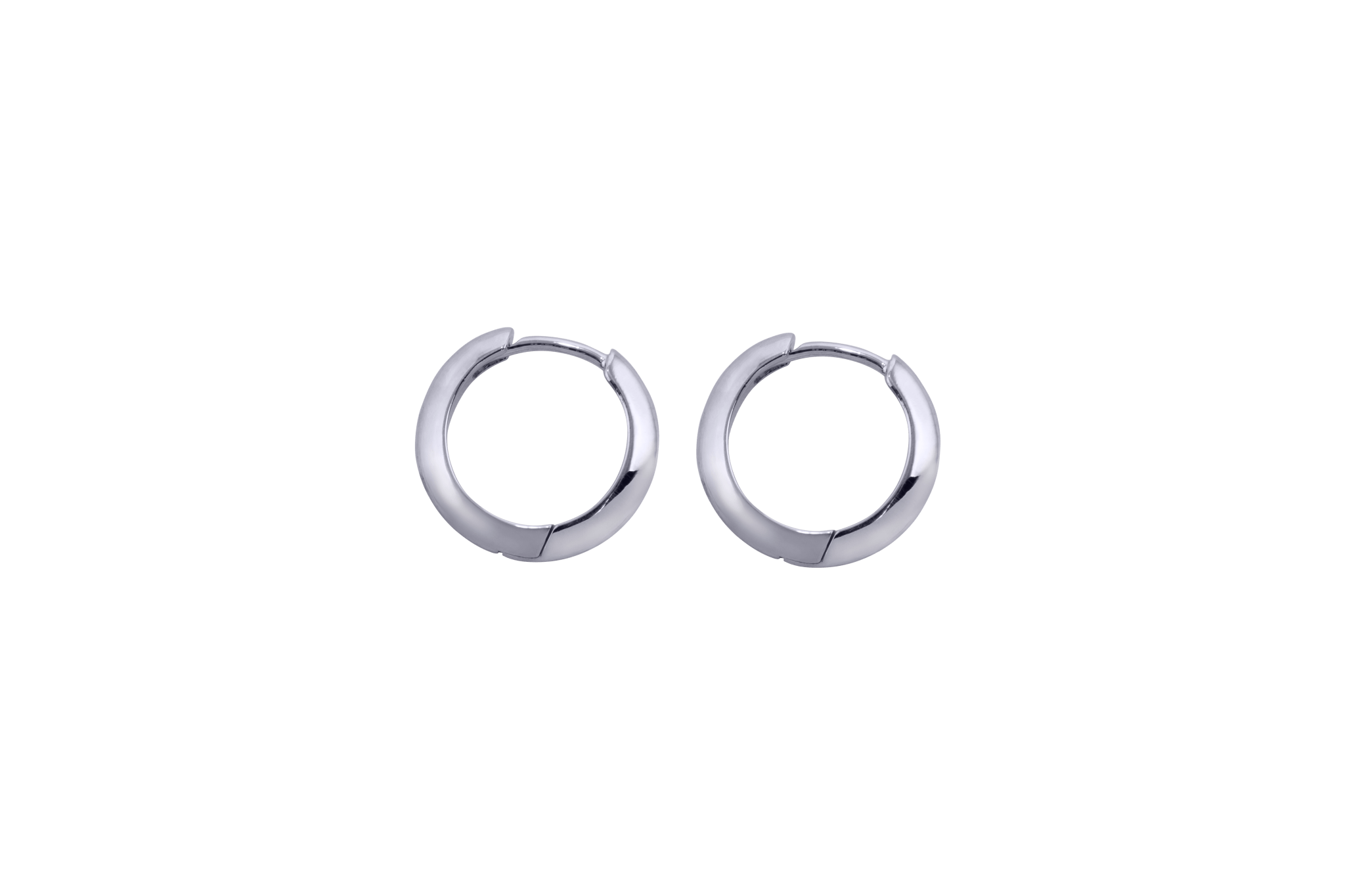 Sølv Edge Earring Silver - Ix Studios Øreringe  - 5714534009631