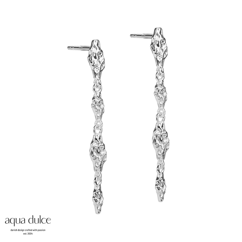 Mila Stud Long Silver - Aqua Dulce Ørestikkere  - 5740013846688