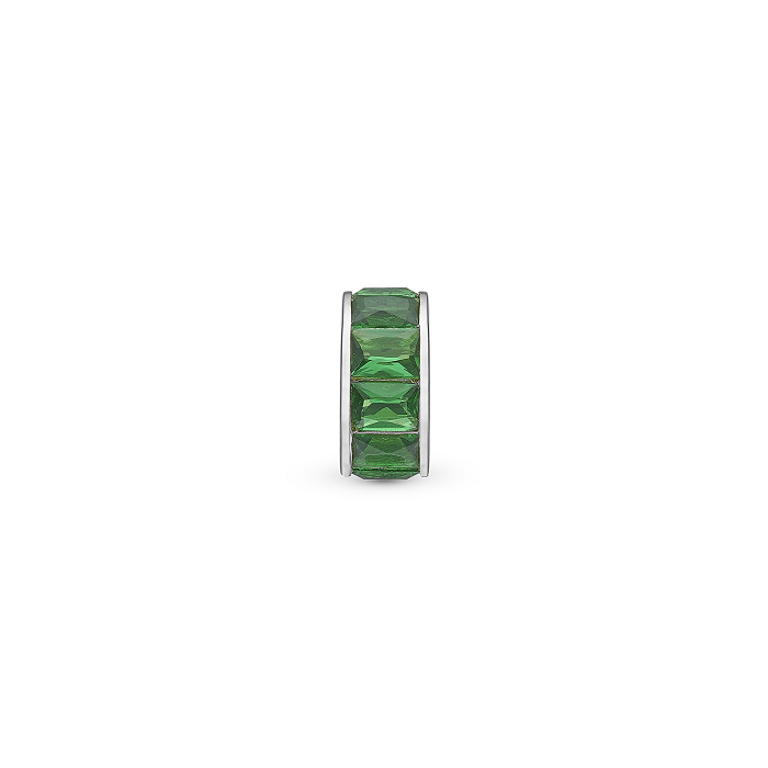 Grøn Christina Green Baguette Charm 623 S303green - Christina Armbånd
