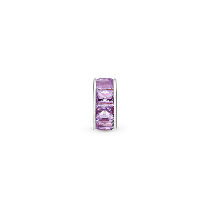 Christina Lavender Baguette Charm 623 S303lavender - Christina Armbånd