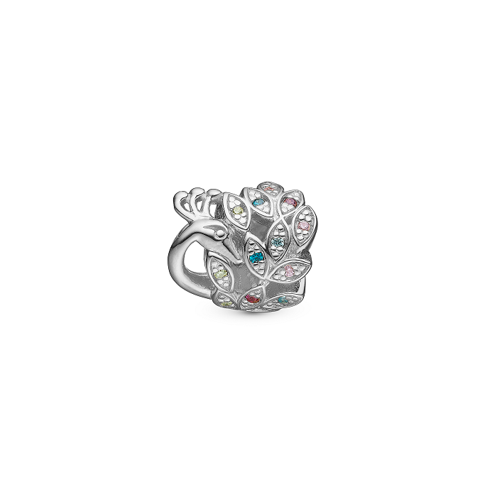 Christina Peacock 4mm Charm - Christina Armbånd