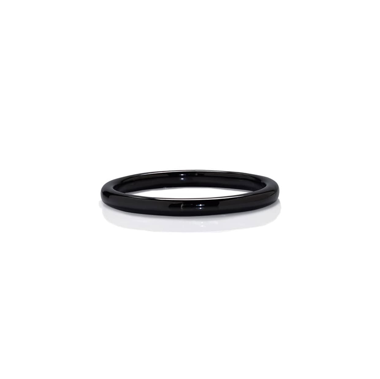 Sort Tungsten Ring Smal - Abelstedt Fingerringe