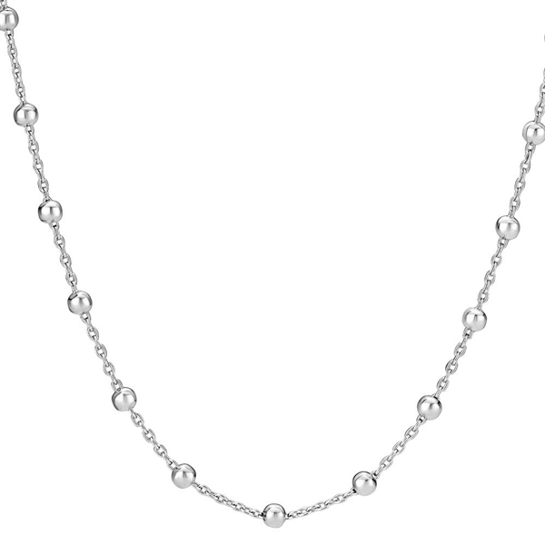 Collier Sølv Med Kugler - Halskæder