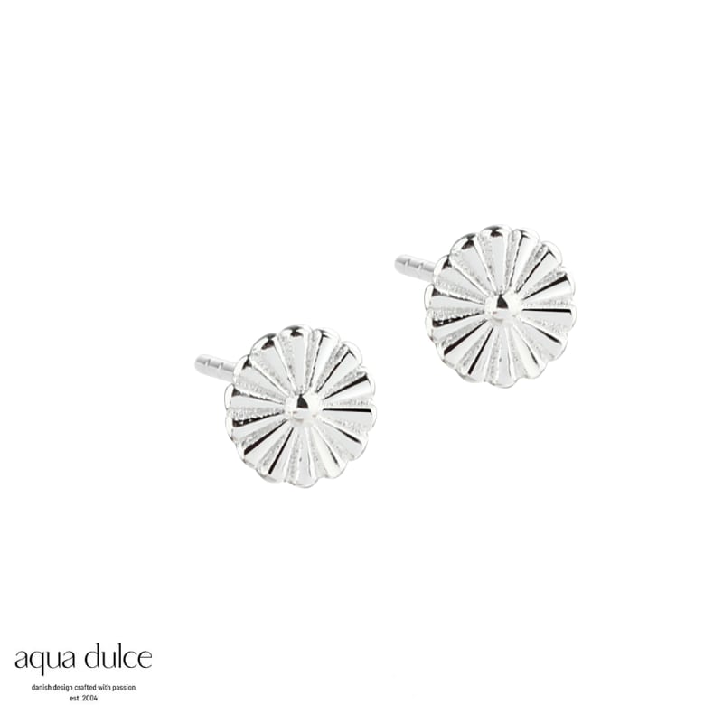 Tiny Daisy Earstud Silver - Aqua Dulce Øreringe  - 5740013857011