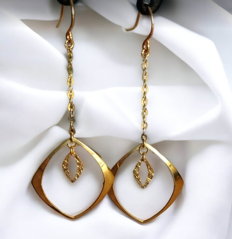 Dangling Guld 18k - Øreringe