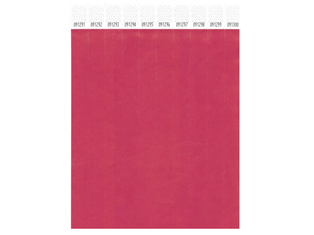 Armbånd Rød 100 Stk Fortl Numre - Armbånd