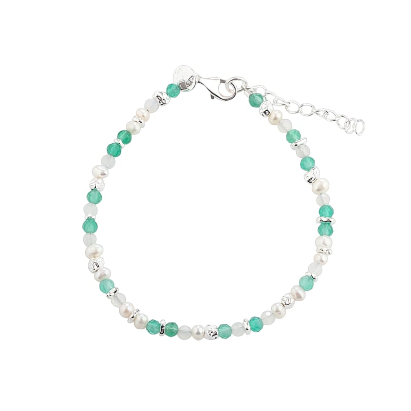 Grøn Green Garden Simple Bracelet Silver - Aqua Dulce Armbånd  - 5740013859770