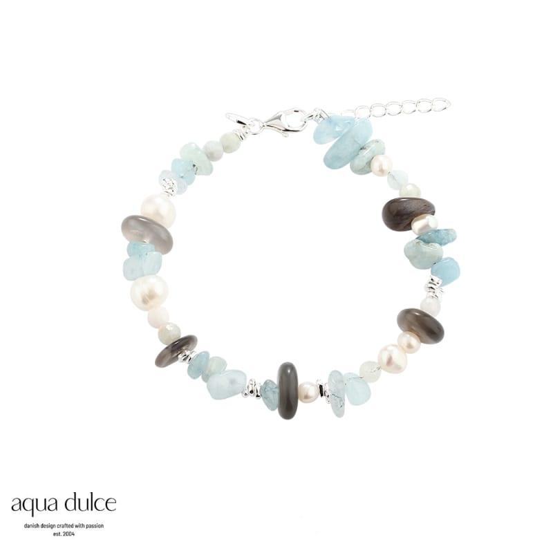 Nugget Breeze Bracelet Silver - Aqua Dulce Armbånd  - 5740013858469