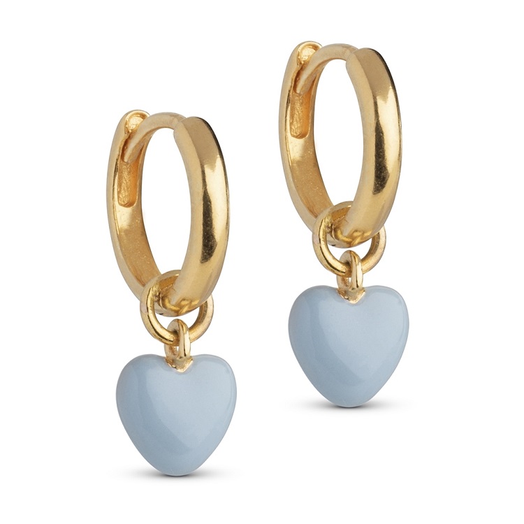Enamel Amore Steel Blue øreringe E376gsteelblue - Øreringe