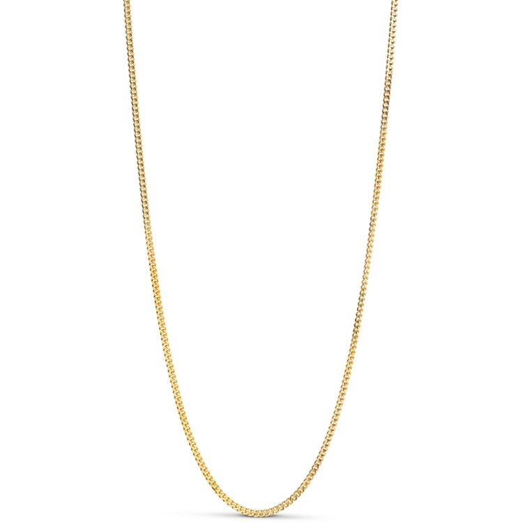 Enamel Curb Chain Halskæde N115g - Halskæder