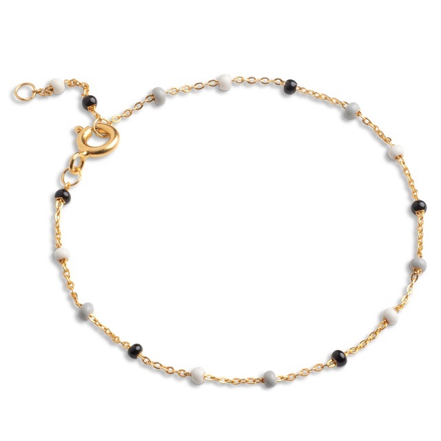 Enamel Lola Armbånd B66g2salt Pepper - Armbånd