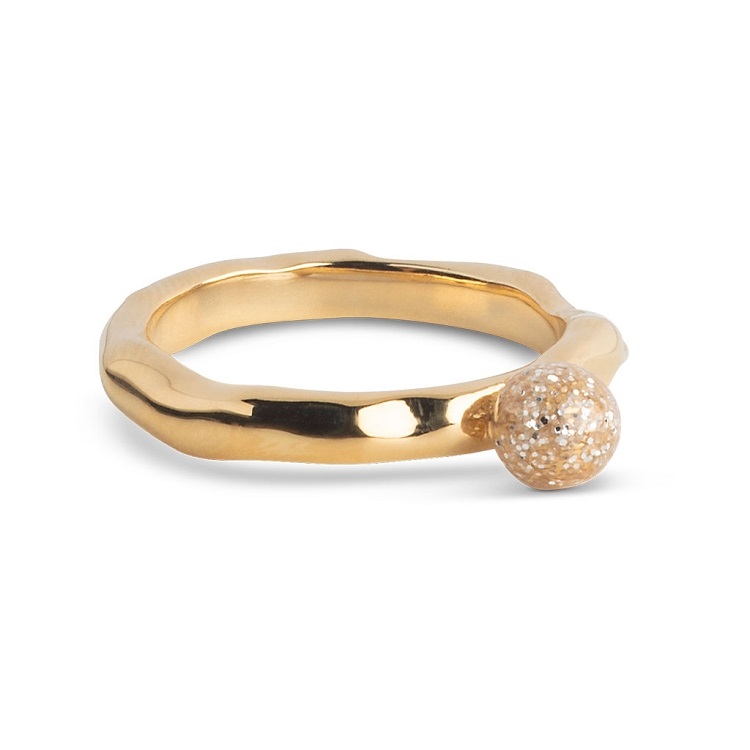 Enamel Ball Sparkling Ring R93gsparkling Str - Fingerringe