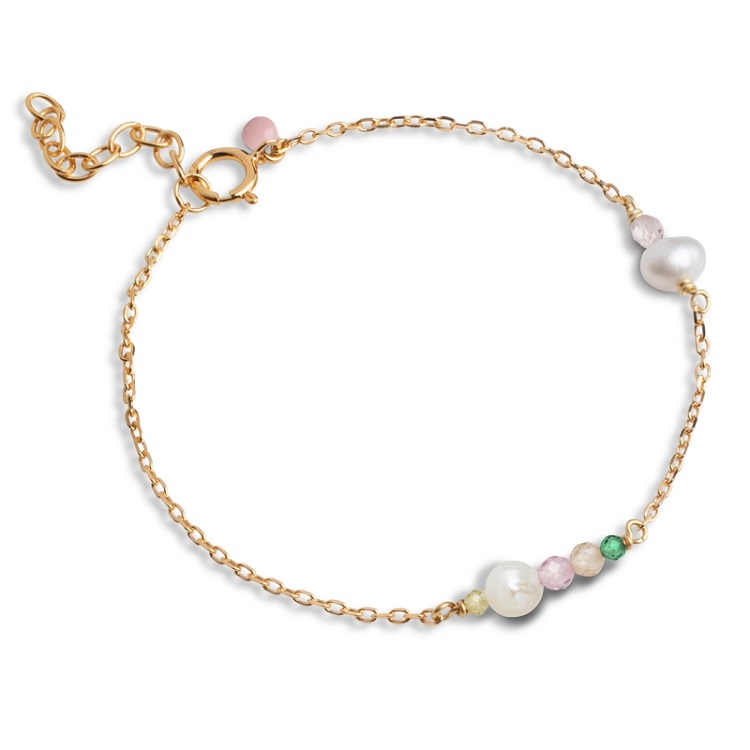 Pink Enamel Sofia Armbånd B136g - Armbånd