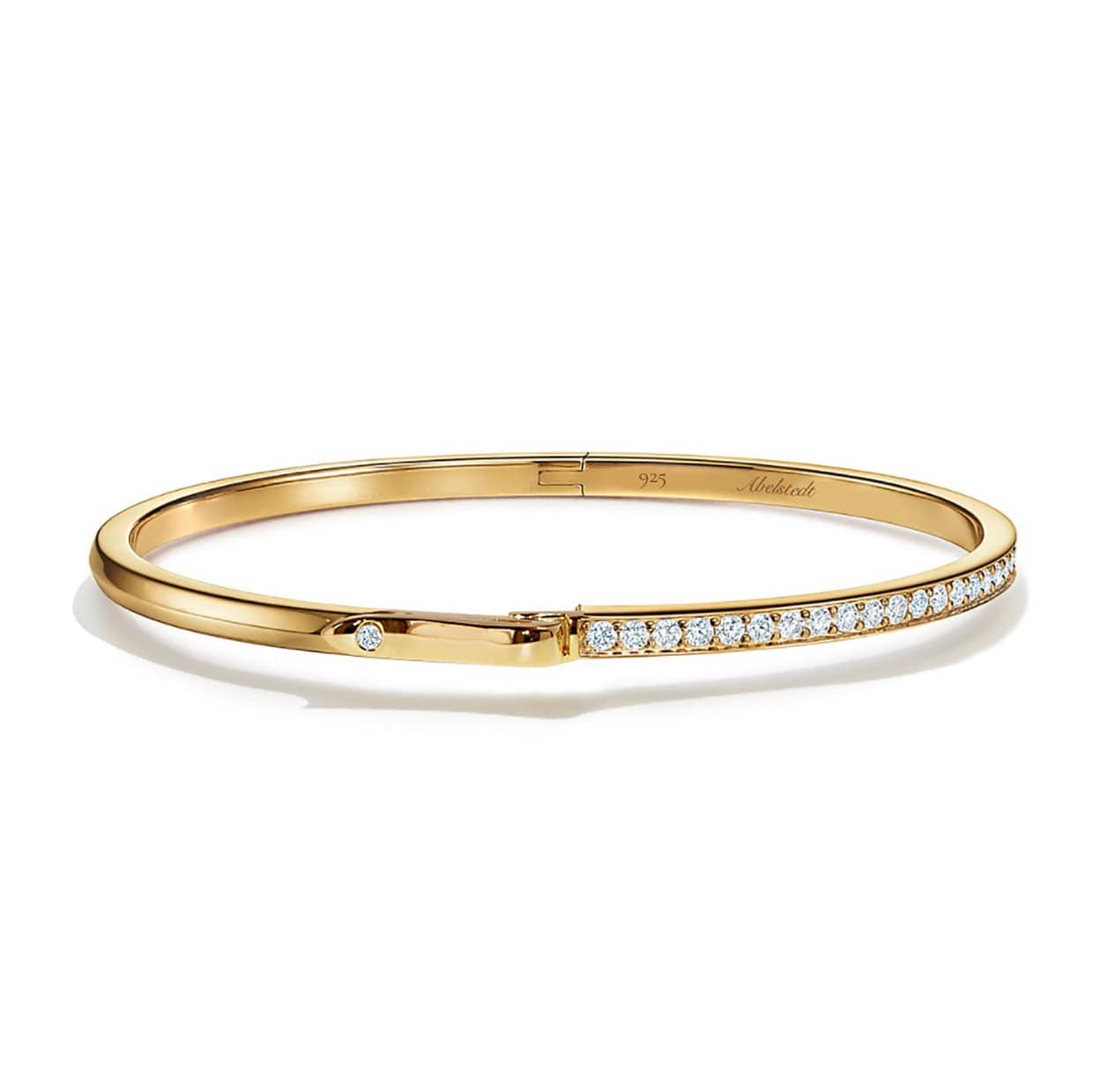 Equestrian Forgyldt Bangle - Abelstedt Armbånd
