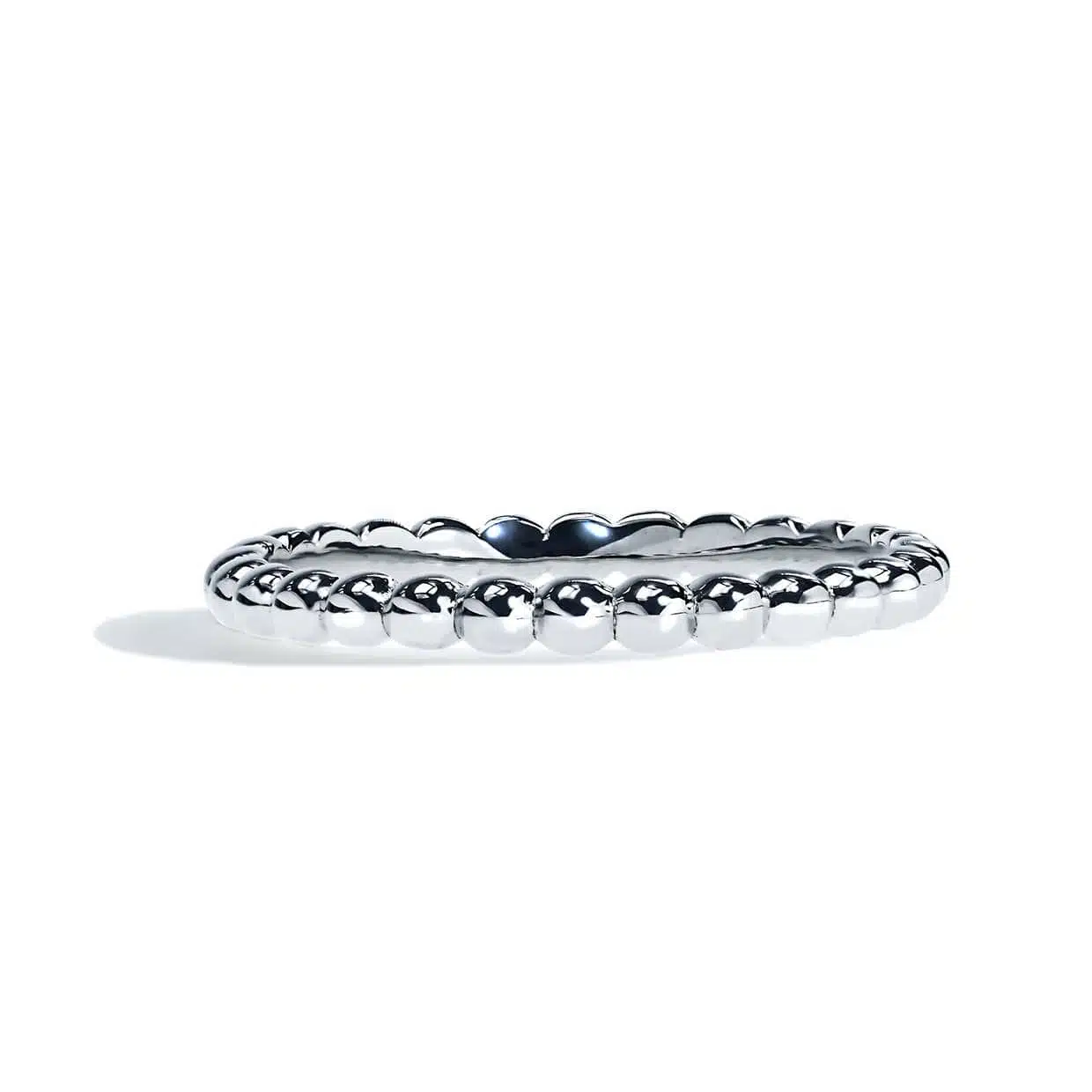 Equestrian Medium Dot Ring Sølv - Abelstedt Fingerringe