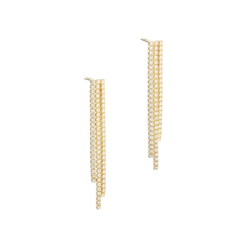 Tennis Darling Earstud Golden - Aqua Dulce Øreringe  - 5740013861322
