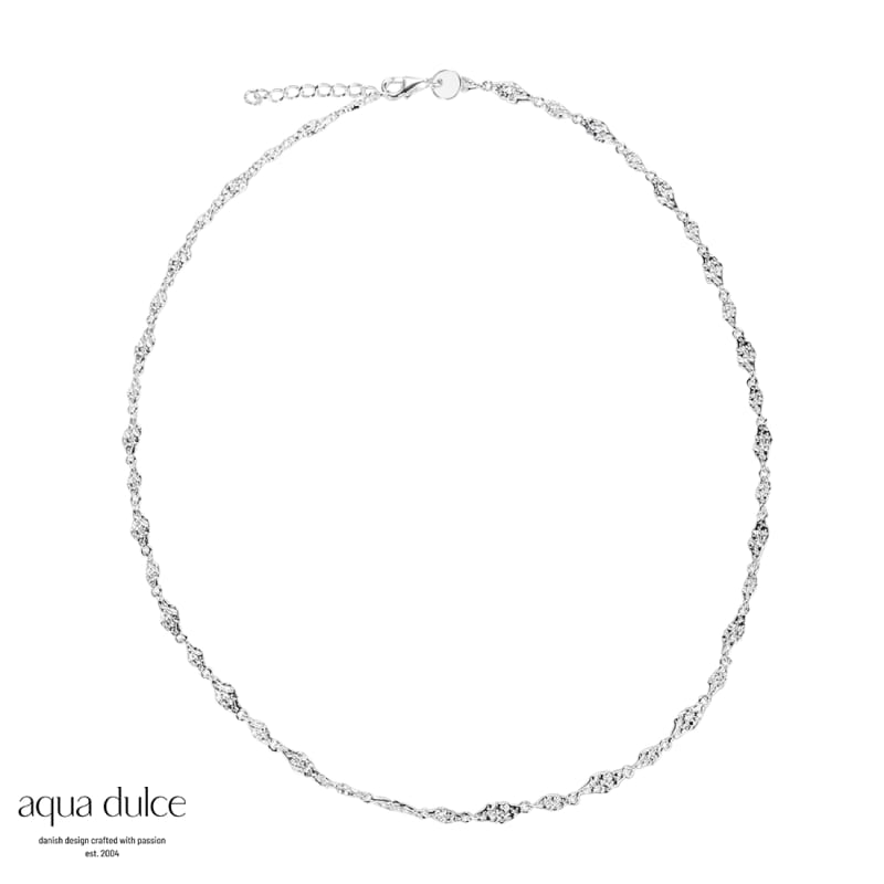 Mila Necklace Silver - Aqua Dulce Halskæder  - 5740013846725