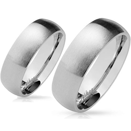 Mat ædelstål Ring - Fingerringe