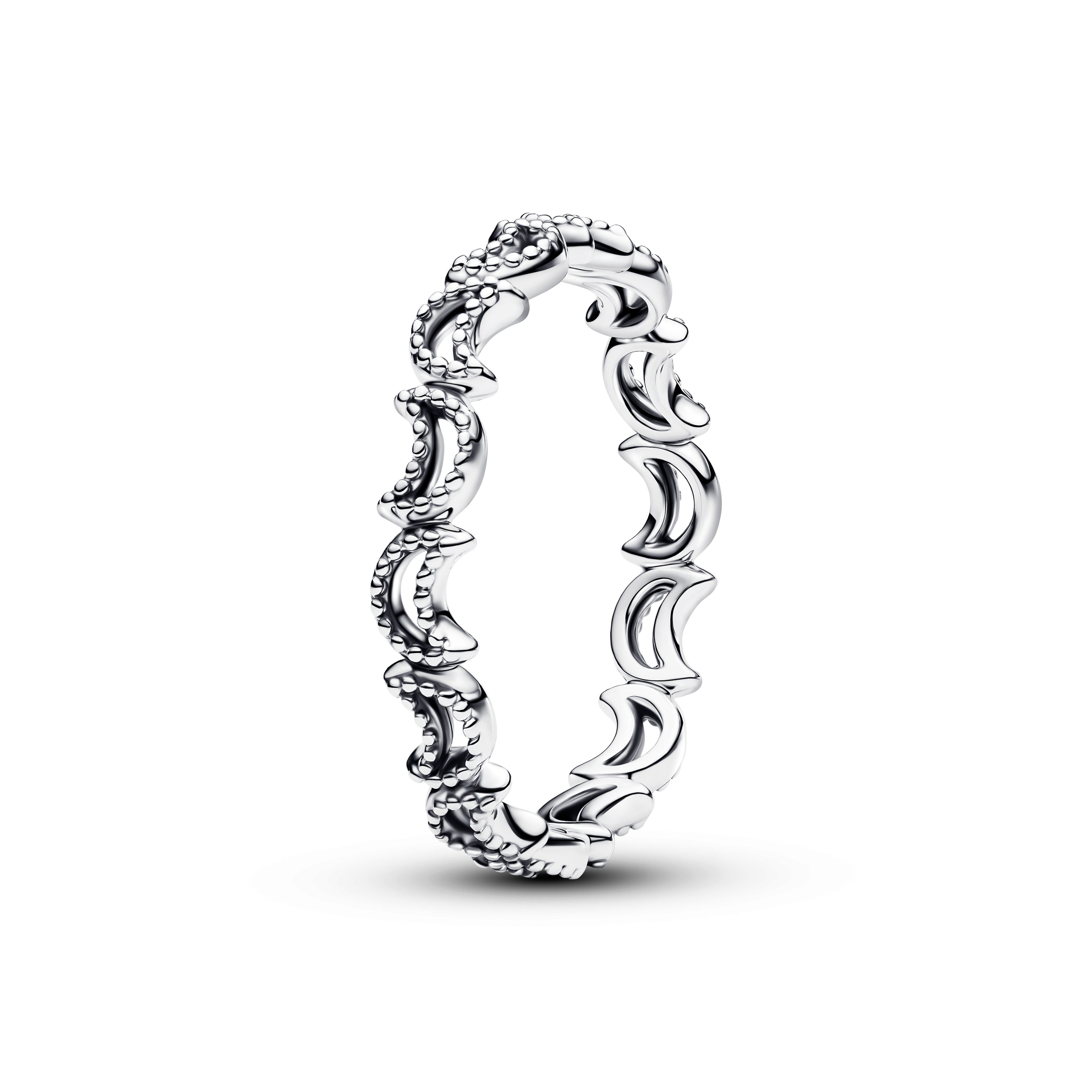 Pandora Forbundene Halv Måner Ring Sterling Sølv 194258c00 - Pandora Fingerringe
