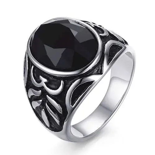 Herrering Stål - Fingerringe