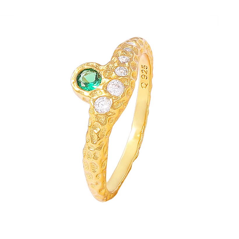 Grøn Hultquist Celeste Green Ring S08468 - Hultquist Fingerringe